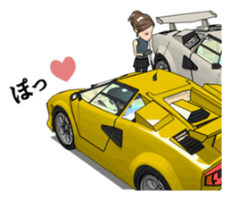 We like a supercar.RAN and TAKU sticker #2455030