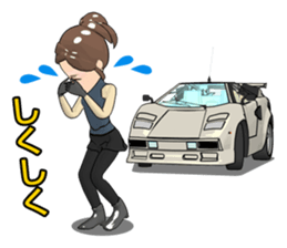 We like a supercar.RAN and TAKU sticker #2455041