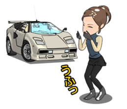 We like a supercar.RAN and TAKU sticker #2455042