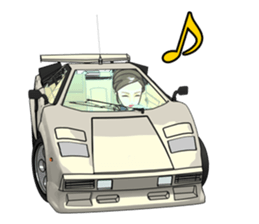 We like a supercar.RAN and TAKU sticker #2455043