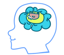 Brain Sticker sticker #2455449