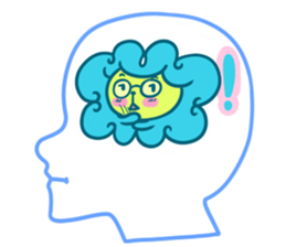 Brain Sticker sticker #2455455