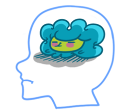 Brain Sticker sticker #2455457