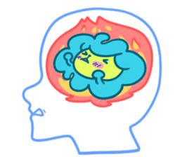 Brain Sticker sticker #2455460