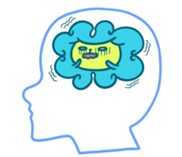 Brain Sticker sticker #2455466