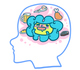 Brain Sticker sticker #2455470