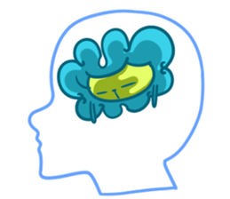 Brain Sticker sticker #2455475