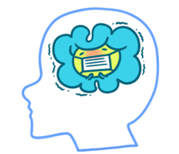 Brain Sticker sticker #2455476