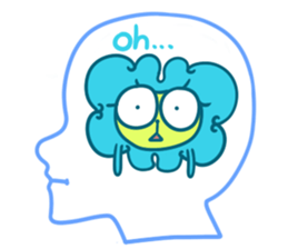 Brain Sticker sticker #2455487