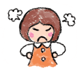 Kuriko-chan sticker #2455655
