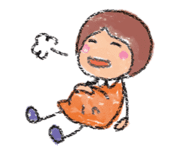Kuriko-chan sticker #2455672