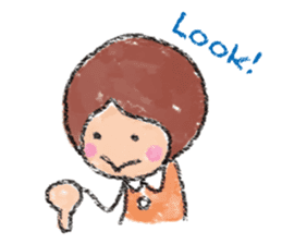 Kuriko-chan sticker #2455679