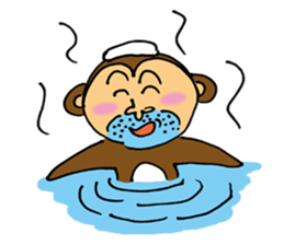 Let's Go! Happy Monkey sticker #2456089