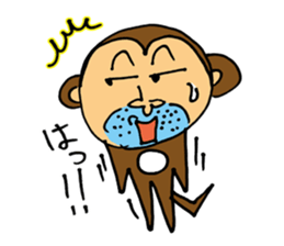 Let's Go! Happy Monkey sticker #2456092