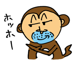 Let's Go! Happy Monkey sticker #2456093