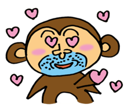 Let's Go! Happy Monkey sticker #2456115