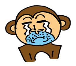 Let's Go! Happy Monkey sticker #2456117