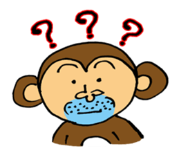 Let's Go! Happy Monkey sticker #2456121