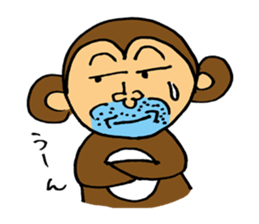 Let's Go! Happy Monkey sticker #2456122