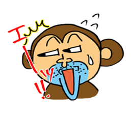 Let's Go! Happy Monkey sticker #2456123