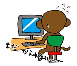 Let's Go! Happy Monkey sticker #2456125