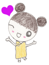 Makochan Hand Painted sticker #2456209