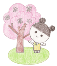 Makochan Hand Painted sticker #2456211