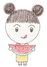 Makochan Hand Painted sticker #2456216