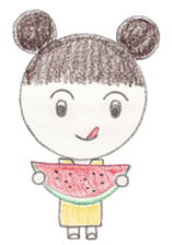 Makochan Hand Painted sticker #2456216