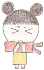 Makochan Hand Painted sticker #2456218