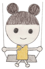 Makochan Hand Painted sticker #2456223