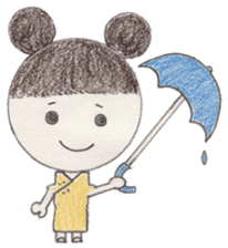 Makochan Hand Painted sticker #2456226