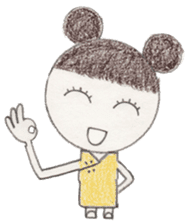 Makochan Hand Painted sticker #2456227