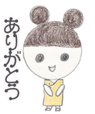 Makochan Hand Painted sticker #2456229