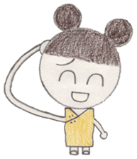 Makochan Hand Painted sticker #2456230