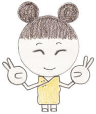 Makochan Hand Painted sticker #2456232