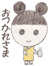 Makochan Hand Painted sticker #2456241