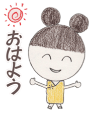 Makochan Hand Painted sticker #2456243