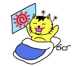 Tora-cat? sticker #2456328
