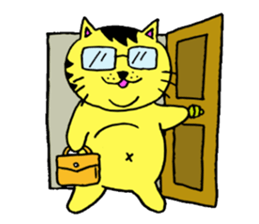 Tora-cat? sticker #2456329