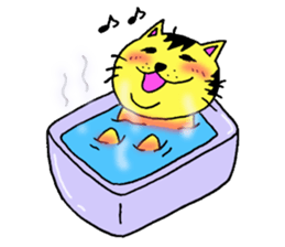 Tora-cat? sticker #2456335