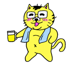 Tora-cat? sticker #2456336