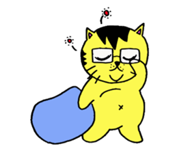 Tora-cat? sticker #2456337