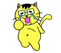 Tora-cat? sticker #2456339