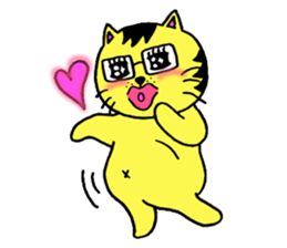 Tora-cat? sticker #2456340