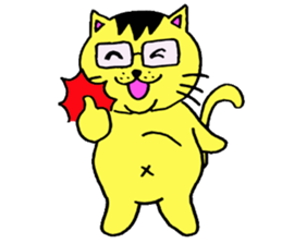 Tora-cat? sticker #2456342