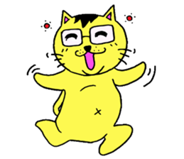 Tora-cat? sticker #2456343