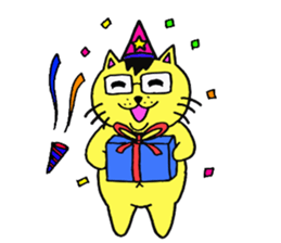 Tora-cat? sticker #2456344