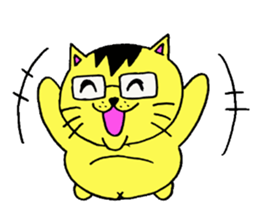 Tora-cat? sticker #2456345