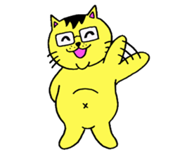 Tora-cat? sticker #2456347